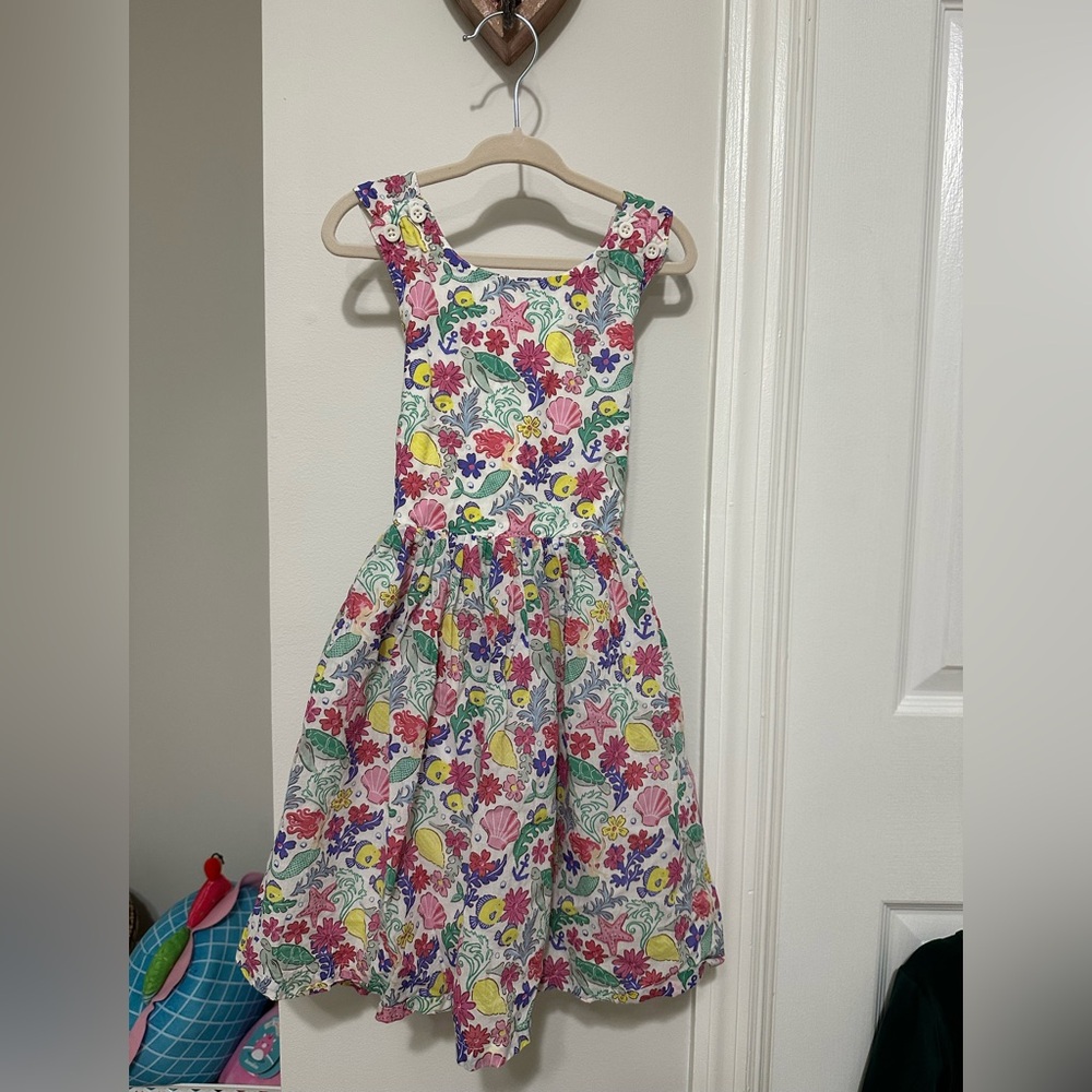 Mini Boden Multicolor Floral Kids Dress